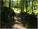 Koča na Klopnem vrhu - Tiho jezero (Falski ribnik)